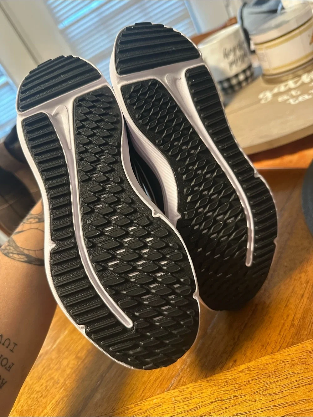 Nike Kids Black and White Velcro Athletic Sneakers